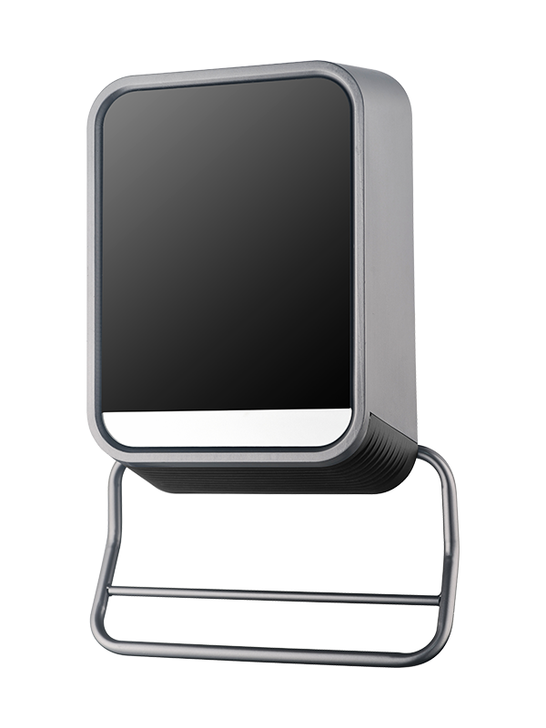 HBH-2006B 1000W/2000W Glasscheibe, wasserdichter Badezimmerheizer mit Handtuchhalter