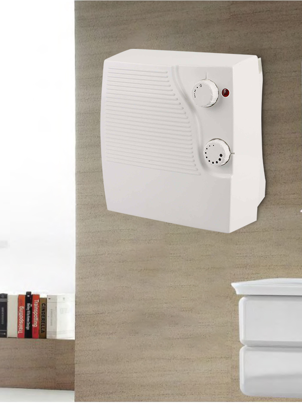 HBH-2004C Einstellbarer Thermostat Energiesparender wandmontierter Badezimmer-Heizlüfter
