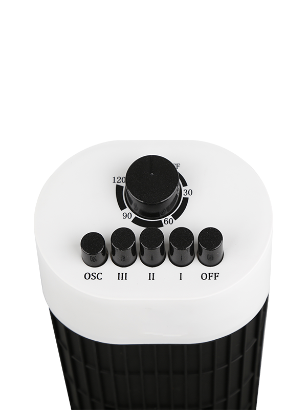 TF803T 45W Turm-Heizlüfter mit drei Geschwindigkeiten, LED-Anzeige und abnehmbarem Sockel