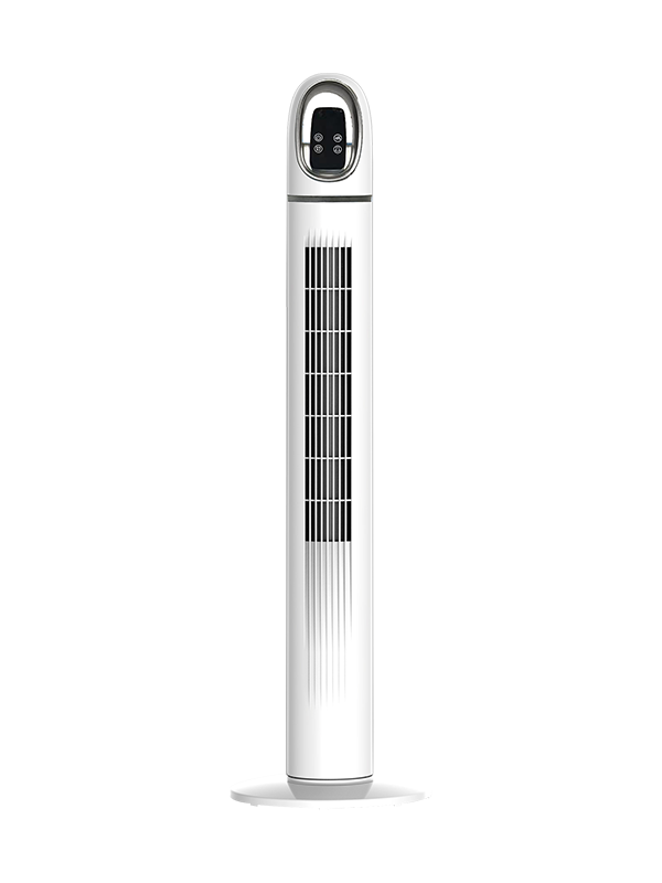 TF1110C Weißer Turmventilator mit LED-Anzeige